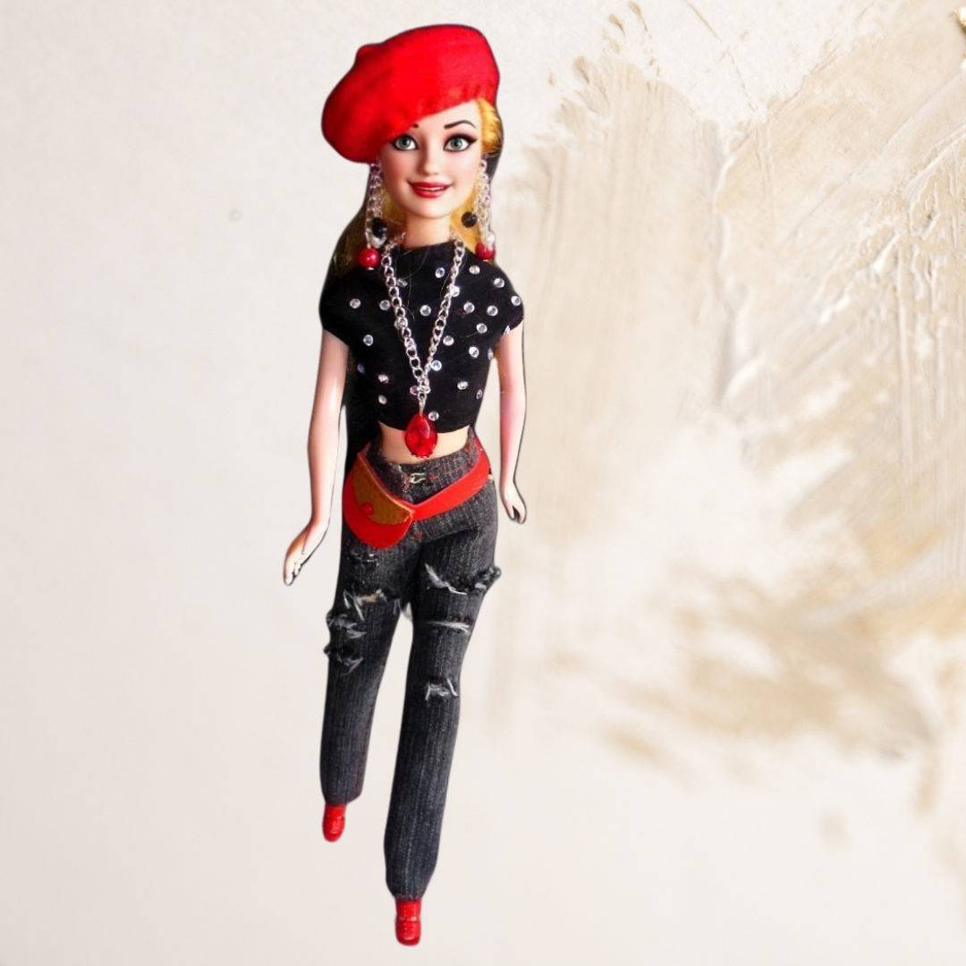 Doll wearing clothes from Chic Smart Casual Collection