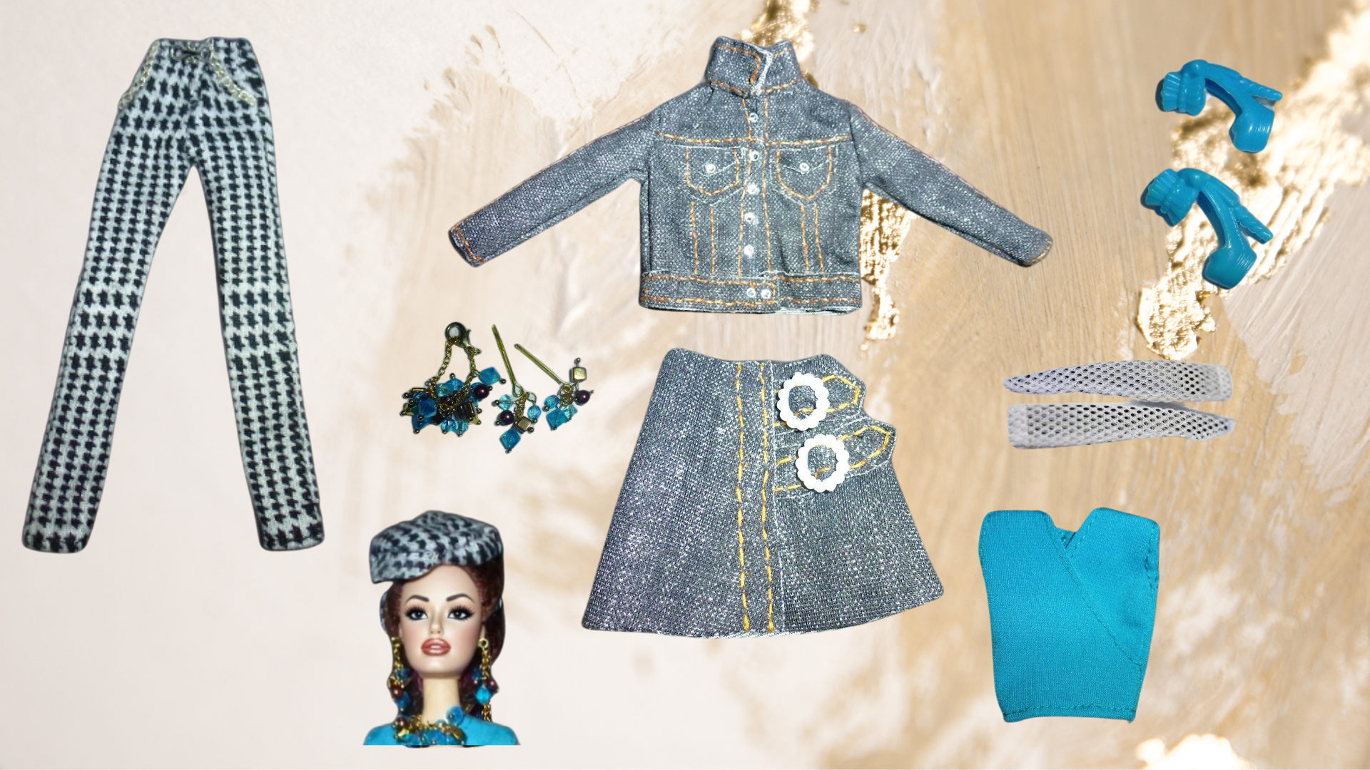 Overview of items in the Denim Dreams Collection
