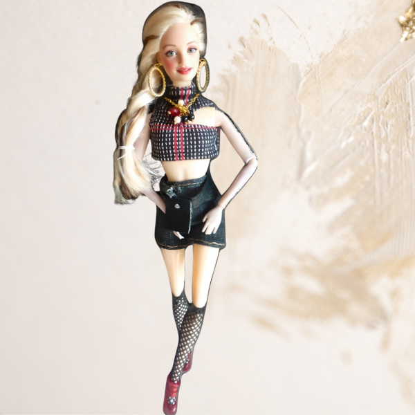 Doll wearing Shorts from Funky Fashion Collection