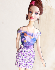 Doll wearing top from Relaxed and Practical Collection