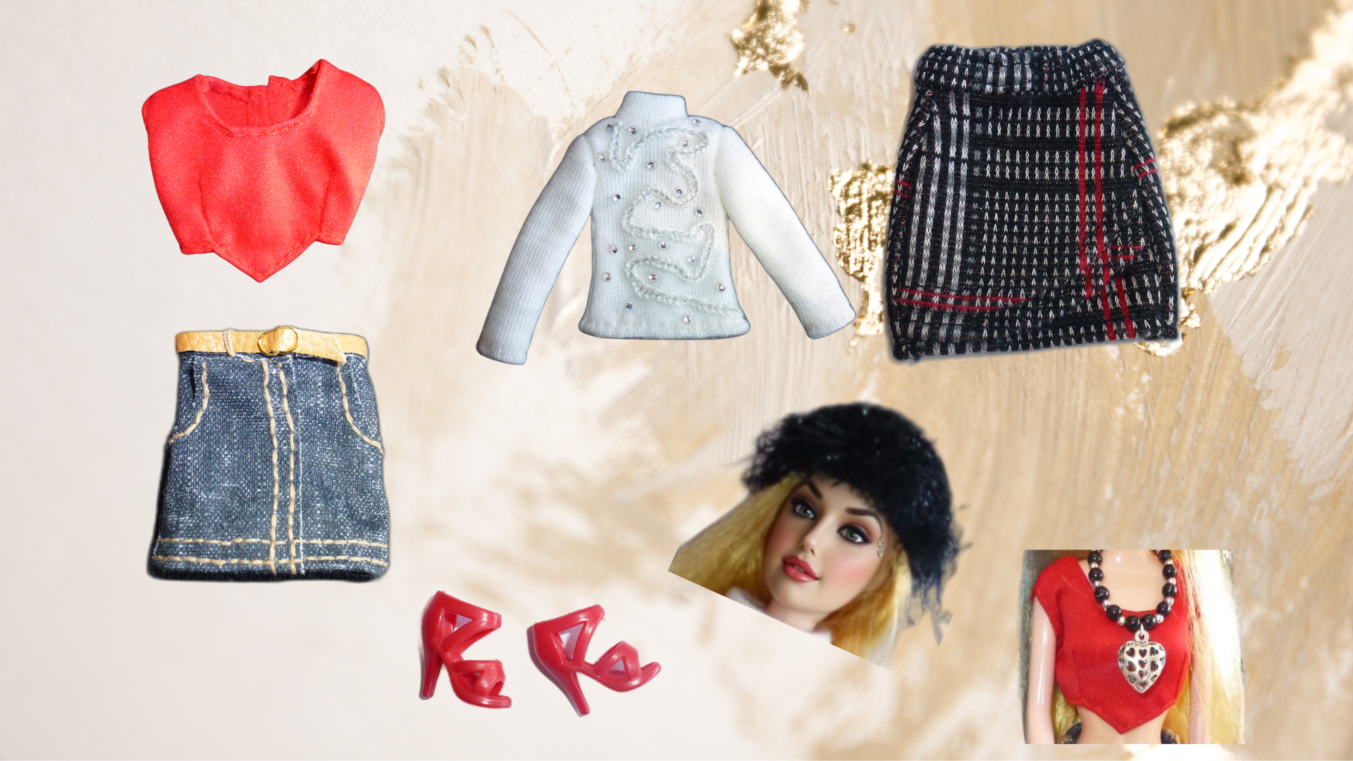 Overview of items in the Romantic Rebel Collection